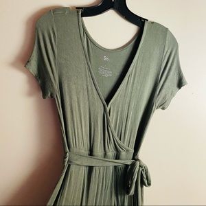 Olive/Army Green Flow Dress